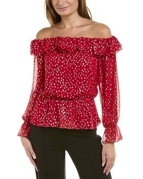 Vince Camuto Specialty Size, Vince Camuto | Vince Camuto Foil Dot Top商品图片 4.4折