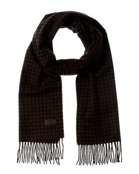 推荐Hickey Freeman Gingham Cashmere Scarf商品