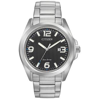 西铁城评价, Citizen | Men's Eco-Drive Stainless Steel Bracelet Watch 43mm AW1430-86E商品图片 6折