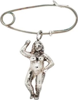 Georgia Kemball | SSENSE Exclusive Silver Person Pin,商家SSENSE HK,价格¥2700
