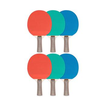 商品Champion Sports | Rubber Face Table Tennis Paddle, Set of 6,商家Macy's,价格¥229图片