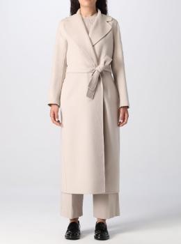 推荐MAX MARA 女士淡粉色羊毛羊绒大衣 POLDO-071商品