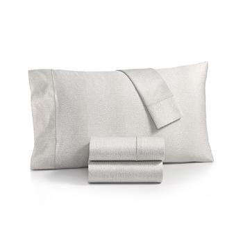 商品CLOSEOUT! Sleep Luxe Printed 800 Thread Count Cotton Pillowcase Pair, Standard, Created for Macy's图片