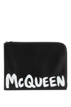 商品Alexander McQueen | 'MCQUEEN GRAFFITI' LEATHER DOCUMENT HOLDER POUCH,商家Coltorti Boutique,价格¥2888图片