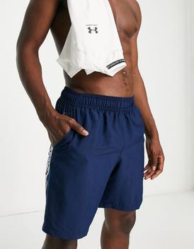 Under Armour | Under Armour Training woven side graphic shorts in navy商品图片,
