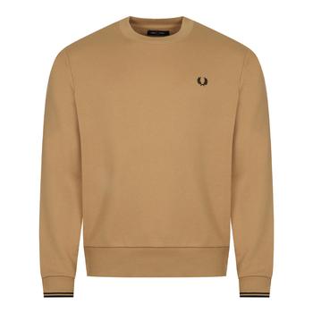 推荐Fred Perry Crewneck Sweatshirt - Warm Stone商品