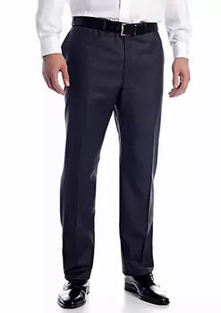 推荐Big & Tall Ultraflex Flat Front Suit Separate Pants商品