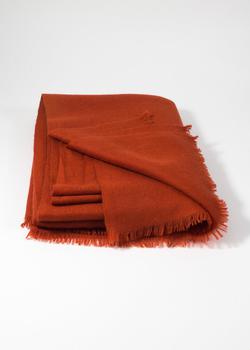 Iris & Ivy, Iris Delruby | IRIS DELRUBY - plain twill cashmere scarf - orange商品图片 