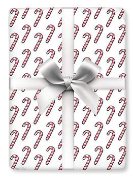 商品Holiday Collection Candy Cane Wrapping Paper Set图片