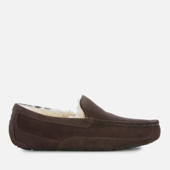 ugg拖鞋男鞋, UGG | UGG Men's Ascot Suede Slippers - Espresso商品图片 额外8折, 额外八折
