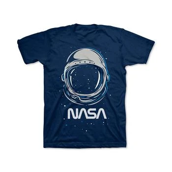 推荐Big Boys NASA Helmet Crewneck Graphic Print T-Shirt商品