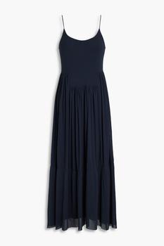 vince dress, Vince | Gathered knitted maxi dress商品图片 5.8折