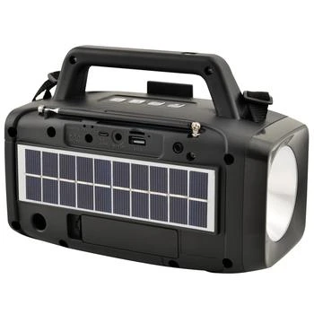 Supersonic | Solar Power Speaker with FM Radio & LED Flashlight,商家Premium Outlets,价格¥369