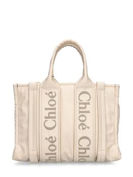 Chloé | Mini Woody Nylon Top Handle Bag商品图片,