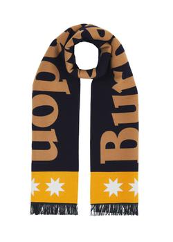 burberry围巾真假, Burberry | Logo wool silk jacquard scarf商品图片 
