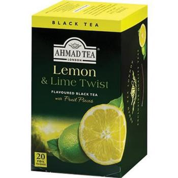 商品Ahmad Tea Lemon and Lime Twist Black Tea (Pack of 3)图片