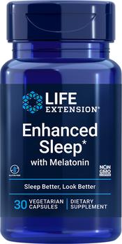 商品Life Extension | Life Extension Enhanced Sleep with Melatonin (30 Vegetarian Capsules),商家Life Extension,价格¥119图片