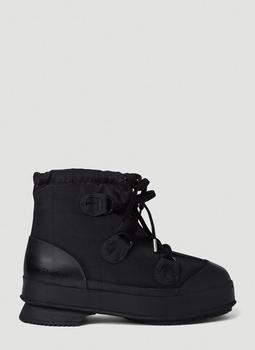 Acne Studios | Lace Up Boots in Black商品图片,