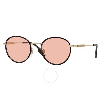 Burberry | Dark Pink Round Ladies Sunglasses BE3148D 132284 51 4折, 满$200减$10, 满减