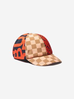 推荐Burberry Red Unisex Monogram Patterned Cap商品