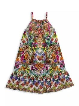 Camilla | Little Girl's & Girl's Printed Frill-Trim Dress 8.0折