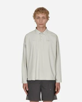 FILA Redefined Longsleeve Polo Shirt Grey,价格$42.30