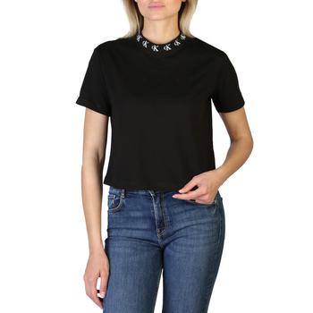 Calvin Klein | Calvin Klein round neck solid color T-shirt商品图片,