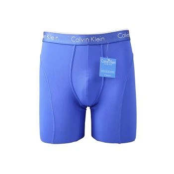 推荐Calvin Klein 卡尔文 克莱恩 蓝色尼龙氨纶男士Air FX自行车短裤舒适贴身 NB1007-420商品
