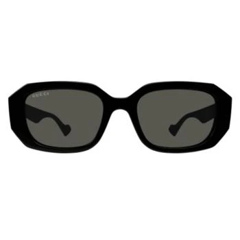 Gucci | Gucci Eyewear Rectangular Frame Sunglasses 7.6折, 独家减免邮费
