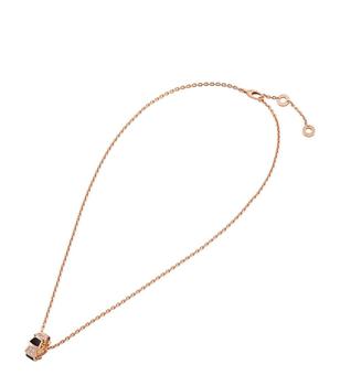 bvlgari项链, BVLGARI | Rose Gold, Onyx And Diamond Serpenti Viper Necklace商品图片 