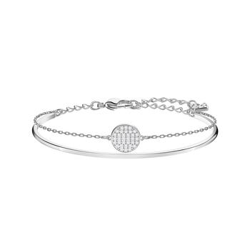 施华洛世奇手链直邮, Swarovski | Ginger Rhodium Plated Bangle商品图片 