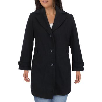 Vince Camuto, Vince Camuto | Vince Camuto Womens Petites Wool Midi Wool Coat商品图片 4折