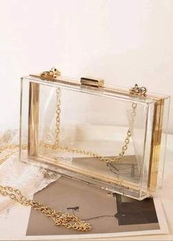 MiMi Wholesale | Mimi Wholesale - Women's Cindy Box Clutch Bag,商家ELITE FINDS,价格¥259