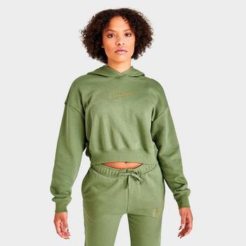 推荐Women's Nike Sportswear Club Fleece Stardust Logo Crop Hoodie商品