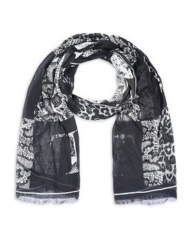 product Noche Animal Check Print Scarf image