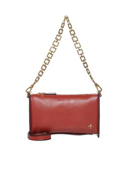 Manu Atelier | Manu Atelier Logo Plaque Chain Link Mini Shoulder Bag商品图片,6.6折