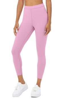 商品Alo | Ribbed High-Waist 7/8 Blissful Legging - Pink Lavender,商家Alo yoga,价格¥420图片