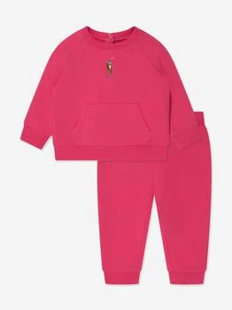 Ralph Lauren | Baby Girls Logo Tracksuit in Pink 6.9折×额外9折, 额外九折