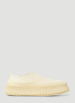 推荐Vulcanised Slip On Sneakers in Cream商品