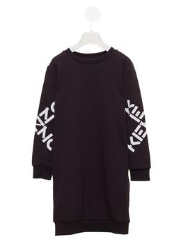 商品Kenzo | Kenzo Kids Baby Girls Dark Gray Dress With Printed Logo,商家Italist,价格¥934图片