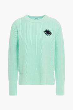 Kenzo | Embellished ribbed cashmere sweater商品图片,3.5折