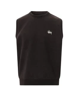 STUSSY | Stüssy Logo Embroidered Knitted Vest 8.8折, 独家减免邮费