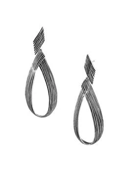 推荐Bamboo Sterling Silver Drop Earrings商品