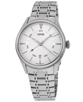 Oris | Oris Artelier Pointer Day Date Silver Dial Steel Men's Watch 01 755 7742 4051-07 8 21 88,商家WatchMaxx,价格¥7866