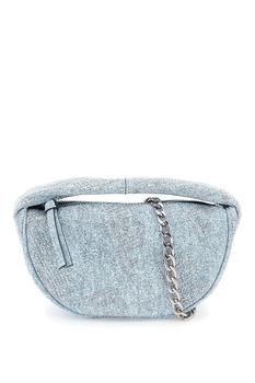 by FAR | By far denim-print leather baby cush bag商品图片,6.4折