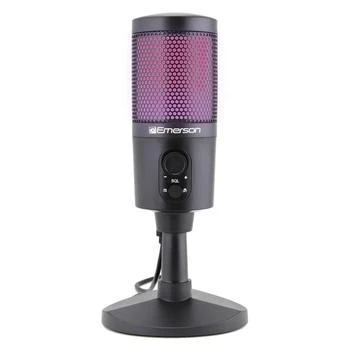 PROXXI | Emerson USB Gaming & Streaming Microphone with RGB Lighting with Tap-To-Mute,商家Premium Outlets,价格¥485
