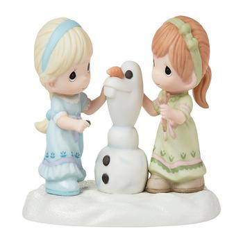 商品Precious Moments | 222025 Disney Showcase Frozen Building A Snowman Is Better With You Disney Frozen Bisque Porcelain Figurine,商家Macy's,价格¥737图片