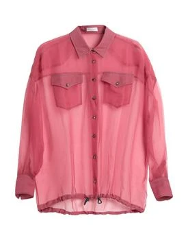Brunello Cucinelli | Silk shirts & blouses,商家YOOX,价格¥11004