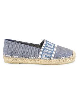 推荐Denim Logo Slip-On Espadrilles商品