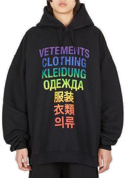 Vetements | Vetements Logo Print Drawstring Hoodie商品图片,5.7折起